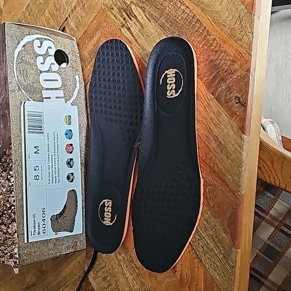 Hoss tan work boots sz 8.5 - Picture 6 of 6